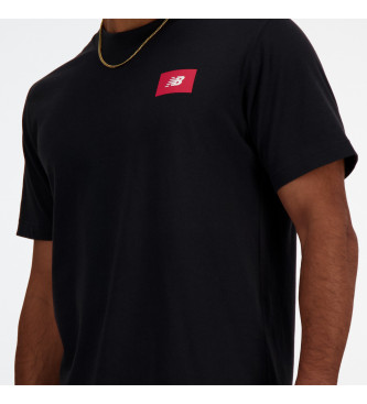 New Balance Sport Essentials Logo-T-Shirt schwarz