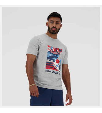 New Balance Sport Essentials Triathlon T-shirt grijs