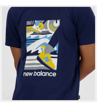 New Balance Koszulka triathlonowa Sport Essentials granatowa