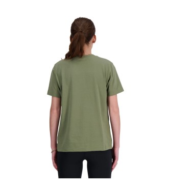 New Balance T-shirt com logtipo Sport Essentials verde
