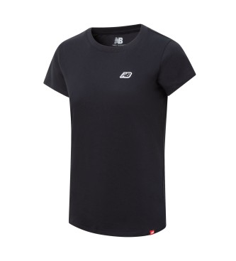 New Balance T-shirt com logtipo preto