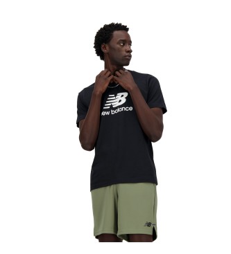 New Balance Sport Essentials Majica z logotipom črna