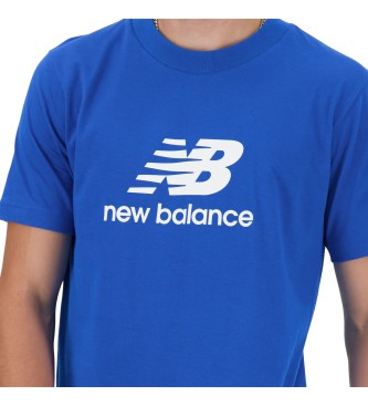 New Balance Camiseta con logotipo Sport Essentials azul