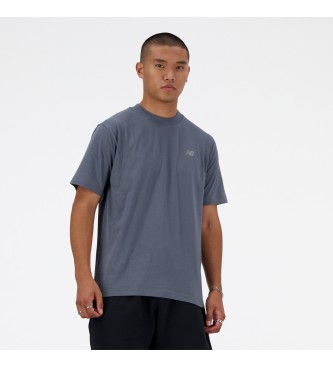 New Balance T-shirt grigia con logo Sport Essentials