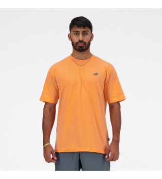 New Balance Sport Essentials Logo T-shirt oranje