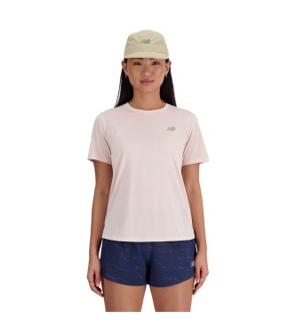 New Balance Rosa Leichtathletik-T-Shirt