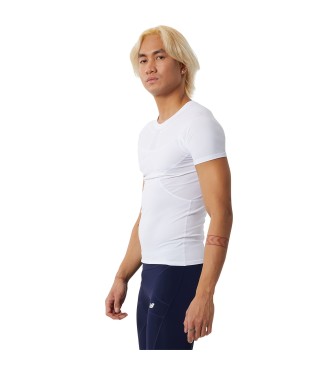 New Balance Kortrmet kompressions-T-shirt hvid