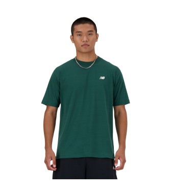New Balance T-shirt en coton vert basique