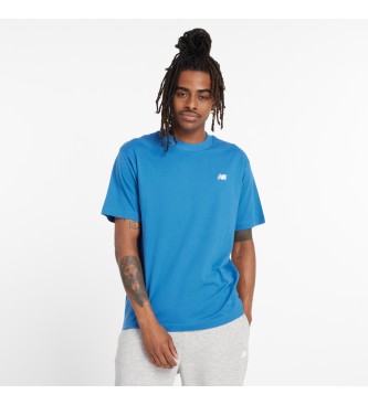 New Balance Sportliches Basic-T-Shirt aus blauer Baumwolle