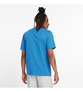 New Balance Sportliches Basic-T-Shirt aus blauer Baumwolle