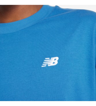 New Balance Sportliches Basic-T-Shirt aus blauer Baumwolle