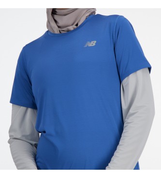 New Balance T-shirt sportiva blu Essential