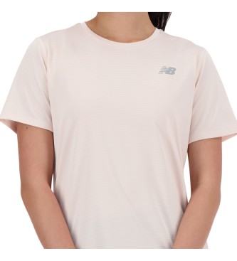 New Balance T-shirt sportiva essenziale rosa