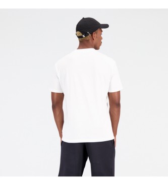 New Balance T-shirt Essentials Stacked bianca