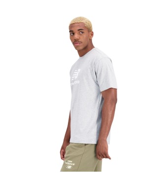 New Balance Essentials Stacked T-shirt grijs