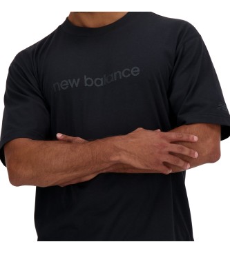 New Balance Hyperdensity grafisk t-shirt sort