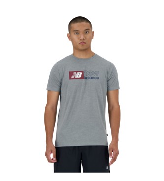 New Balance Sport Essentials - T-shirt graphique Heathertech gris