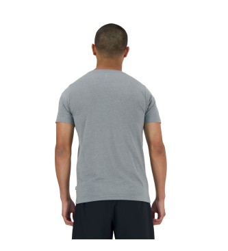 New Balance Sport Essentials Heathertech graphic t-shirt grey