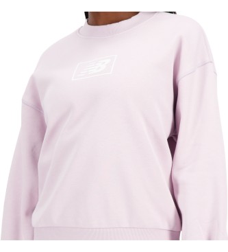 New Balance Essentials Fleece T-shirt with brushed back