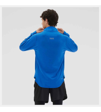 New Balance Heat Grid Half Zip T-shirt bl