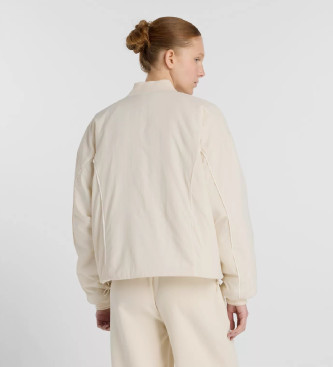 New Balance Giubbotto bomber in tessuto beige rivisitato