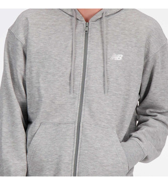 New Balance Chaqueta deportiva Sport Essentials Logo gris