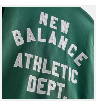 New Balance Sportswear Greatest Hits varsity jacket green