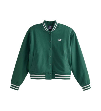 New Balance Sportswear Greatest Hits varsity jacket green