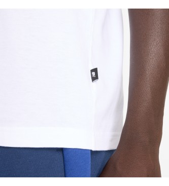 New Balance T-shirt Classics Color Block Graphic blanc, bleu