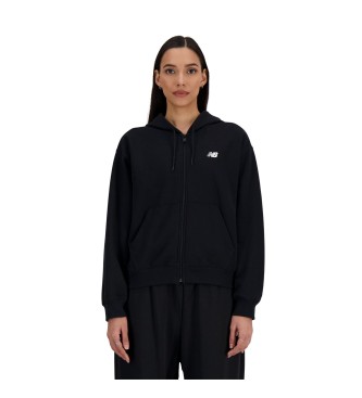 New Balance Sport Essentials Full Zip Sweatshirt French Terry Noir