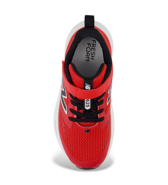 New Balance Fresh Foam 625 Bungee Lace Sneakers with Top Strap red