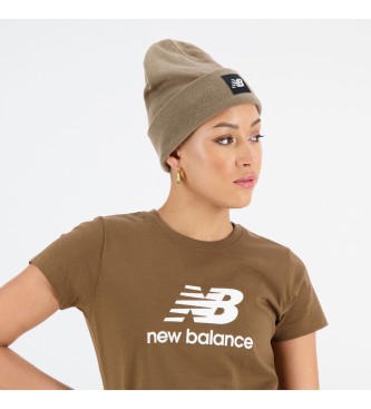 New Balance Berretto con polsini e logo Flying beige