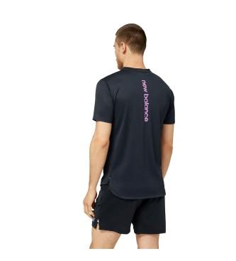New Balance Camiseta Impact Run AT N-Vent negro