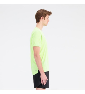 New Balance T-shirt Impact Run verde