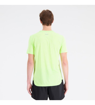 New Balance T-shirt Impact Run verde