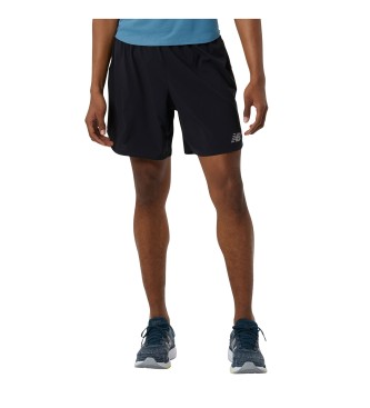 New Balance Pantaln corto Impacto Run 7 negro