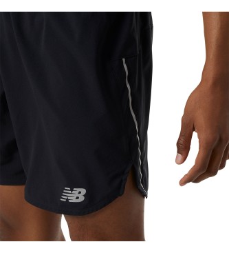 New Balance Pantaln corto Impacto Run 7 negro