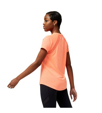 New Balance T-shirt arancione Impact Run