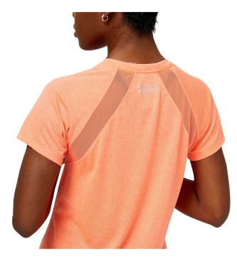 New Balance T-shirt arancione Impact Run