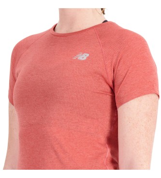 New Balance Impact Run coral T-shirt