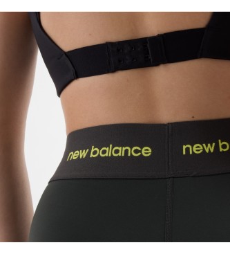 New Balance Sleek Sportlegging med hg midja 25 svart