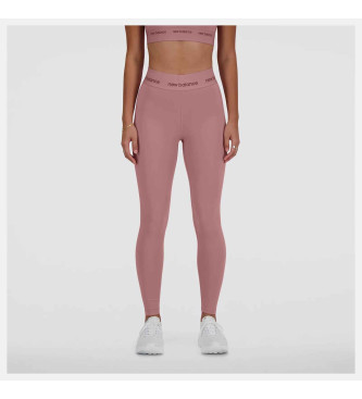 New Balance Legging sportivo elegante a vita alta 25 Rosa