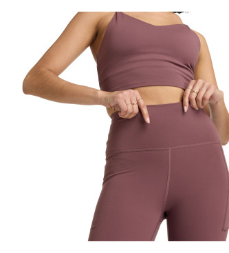 New Balance Harmony Pocket legging a vita alta 25 marrone