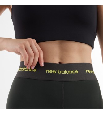 New Balance Sleek Sportlegging med hg midja 25 svart