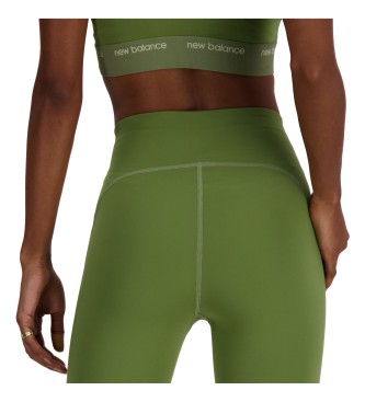 New Balance Legging elegante de talle alto 27 verde