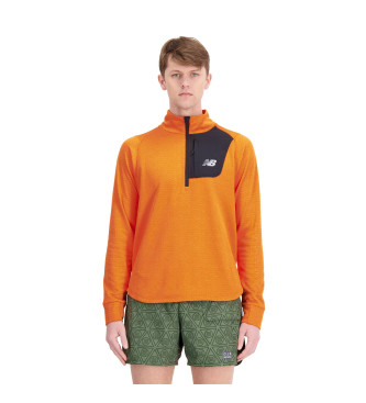 New Balance Camiseta Heat Grid naranja