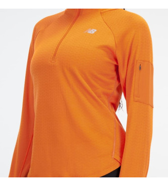 New Balance Heat Grid sweatshirt oranje
