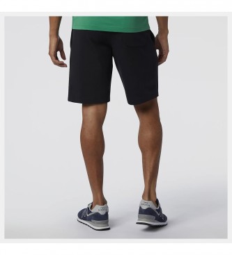New Balance Shorts NB Essentials Stacked Logo negro