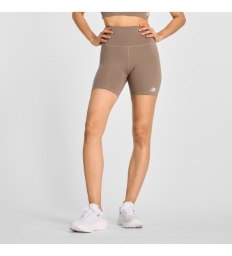 New Balance Short Harmony High Rise 6 braun