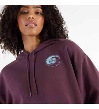 New Balance French Terry Oversized Globe sweatshirt purple